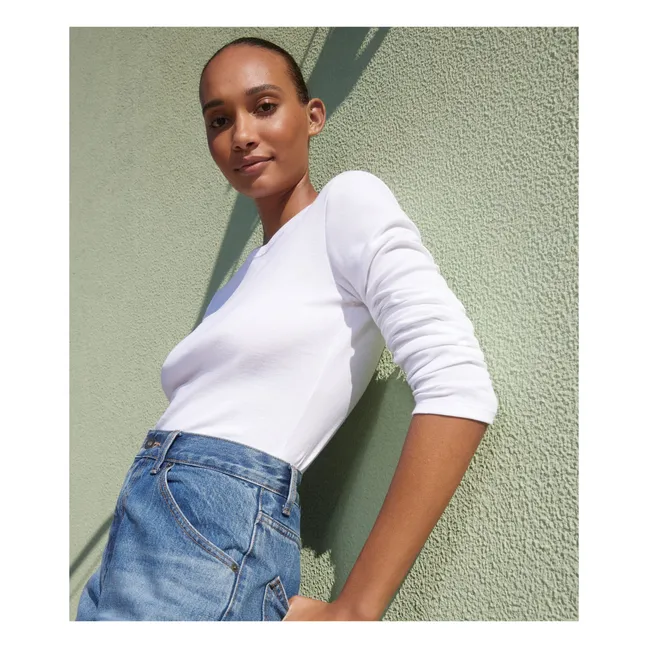 l'Iconique Long Sleeve T-Shirt - Damenkollektion -. | Weiß