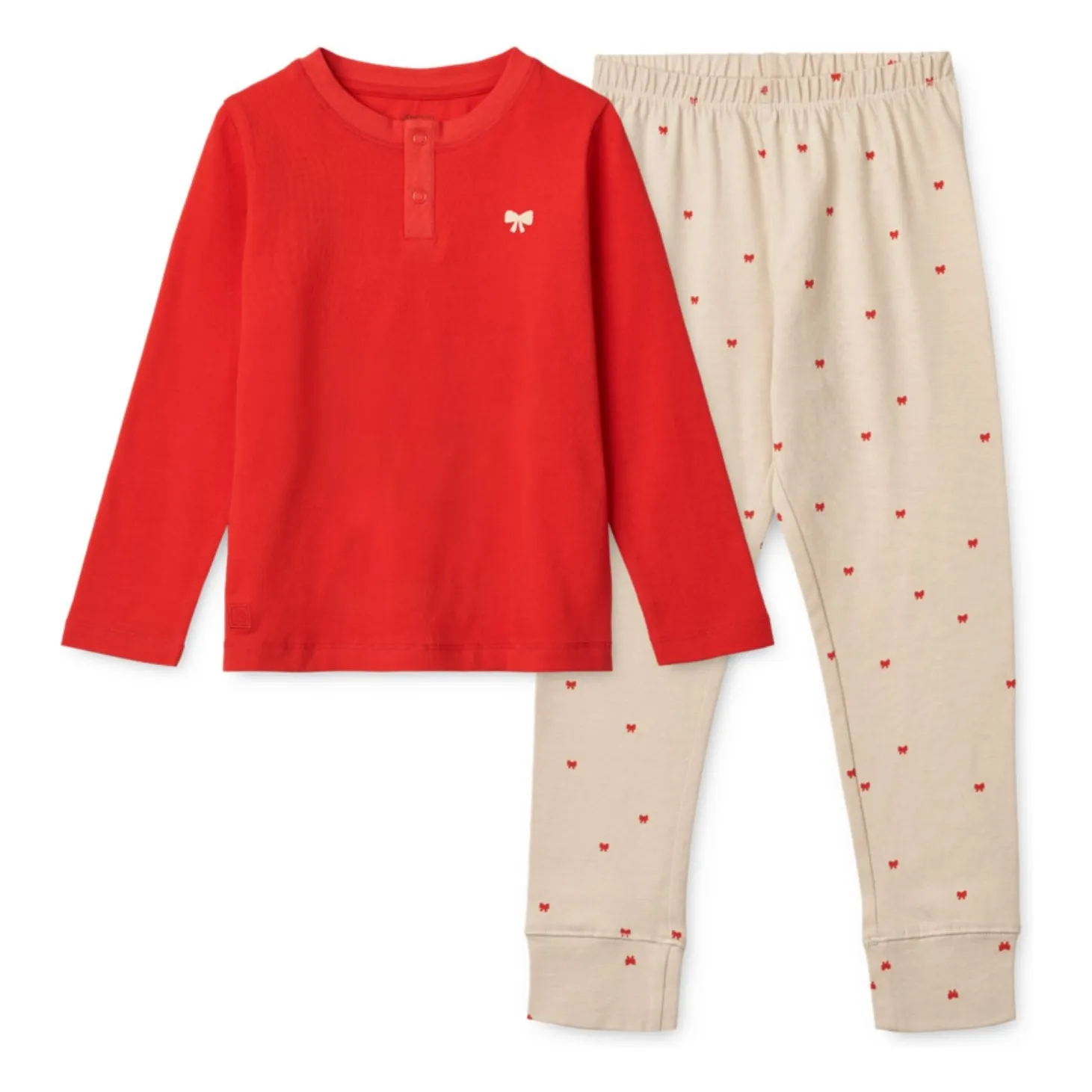 Liewood Red Wilhelm Knot Pyjama Set