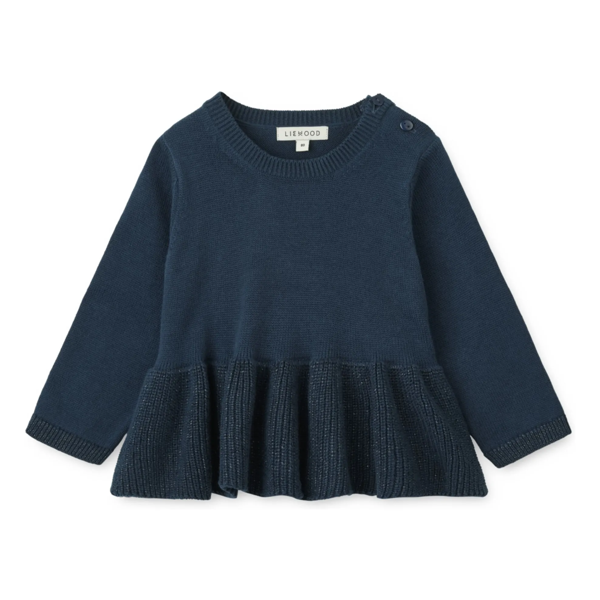 Liewood Navy Blue Esme Lurex Sweater