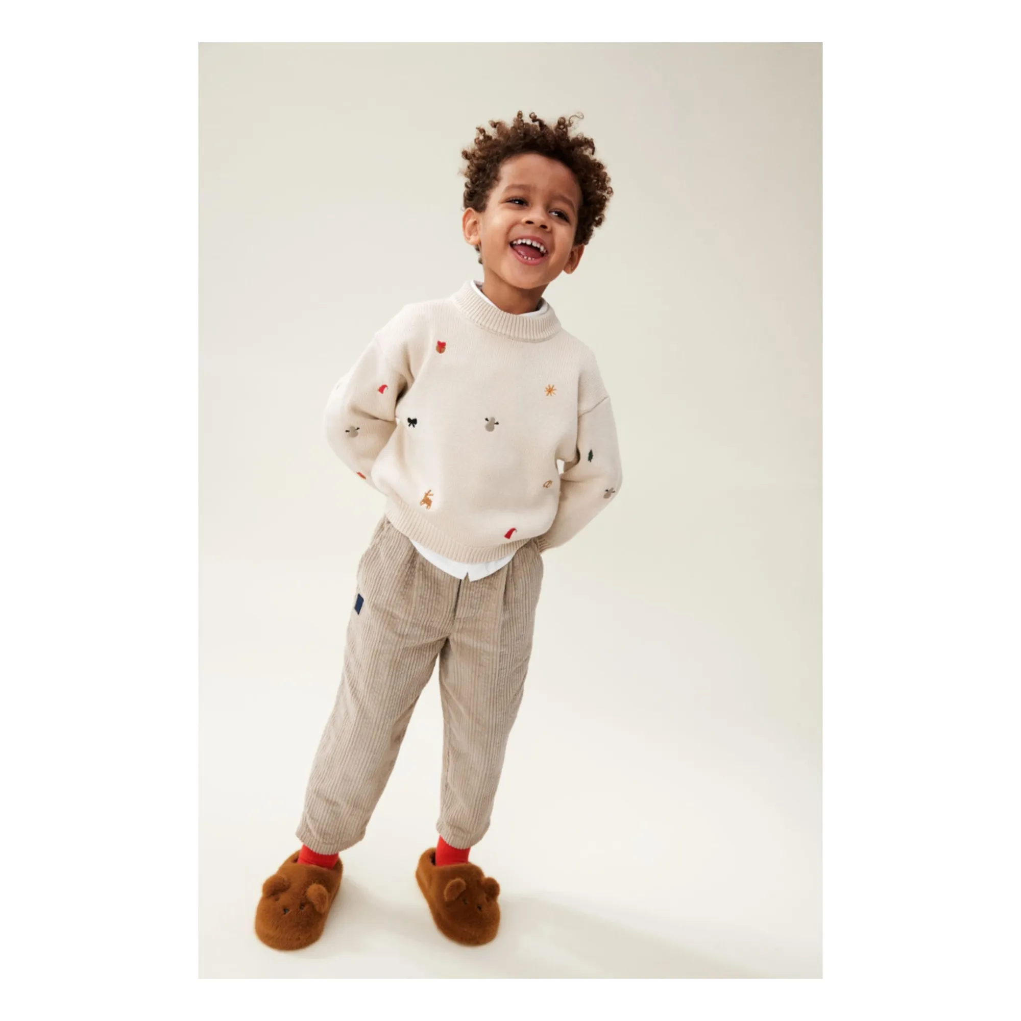Liewood Caramel Aviaja Bear Slippers