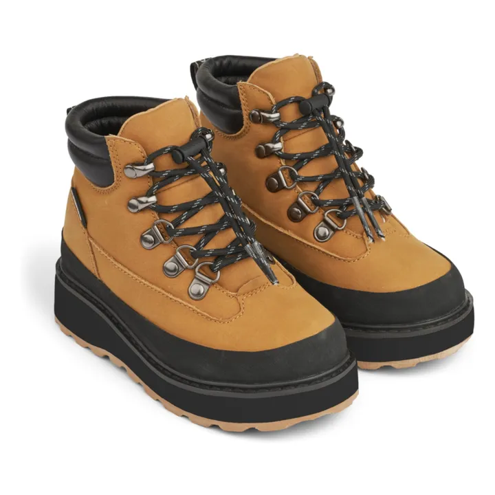 Botas con cordones Lucien | Caramelo- Imagen del producto n°3
