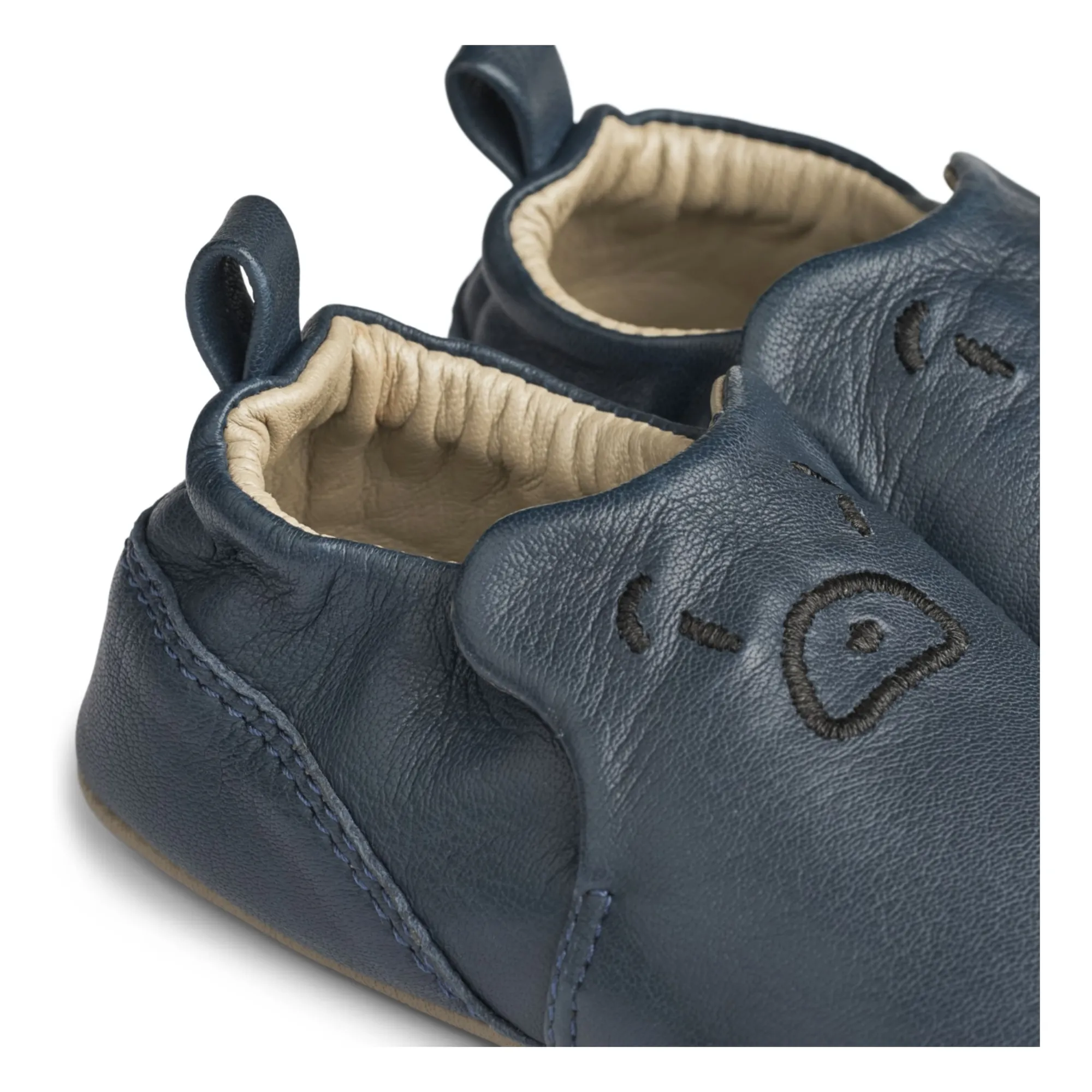 Chaussons Ours Eliot | Bleu marine- Image produit n°3
