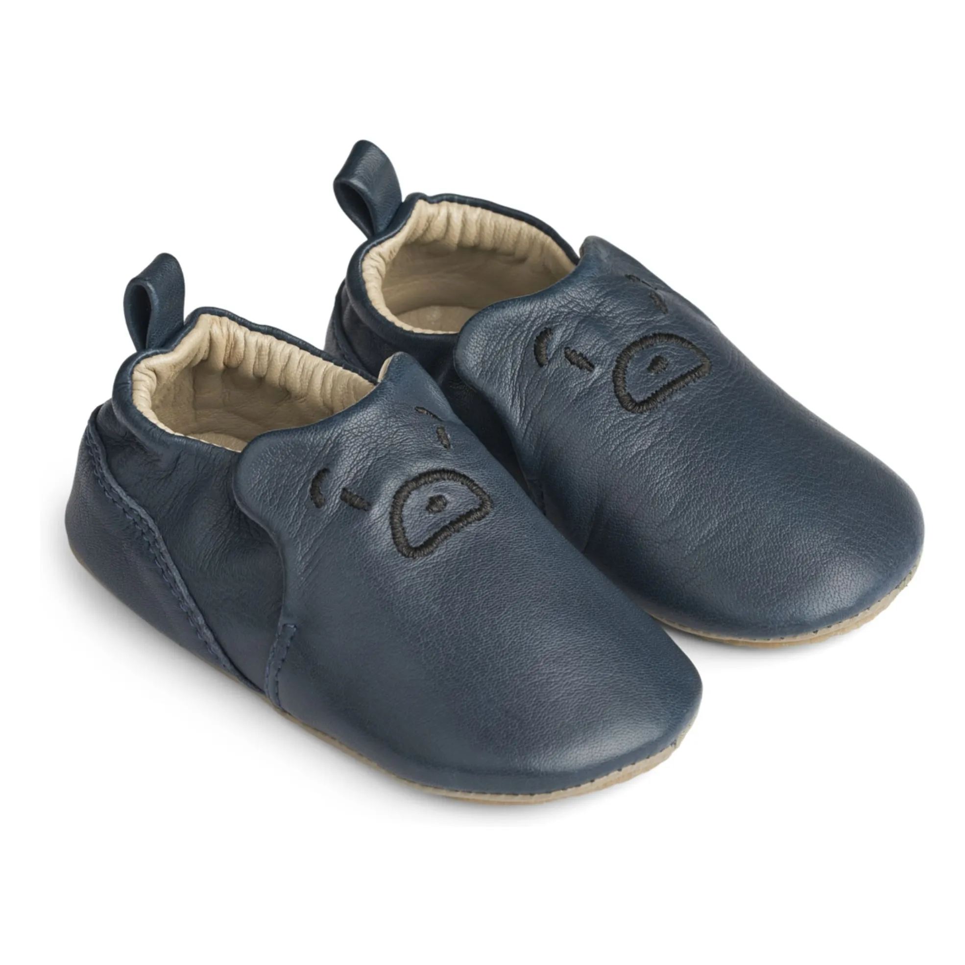 Chaussons Ours Eliot | Bleu marine- Image produit n°2