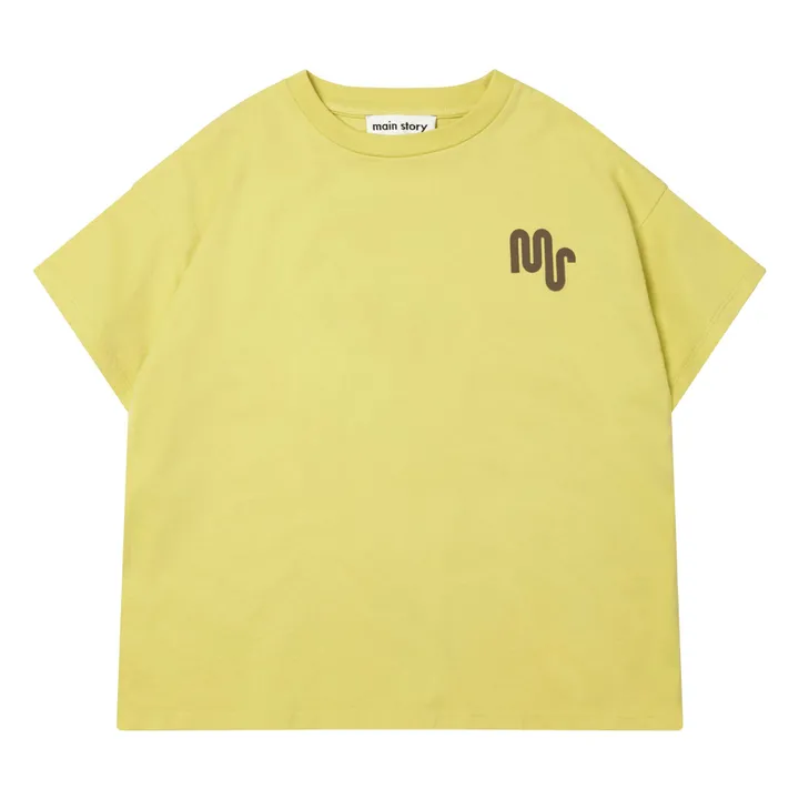 T-shirt Grand Logo | Jaune- Image produit n°0