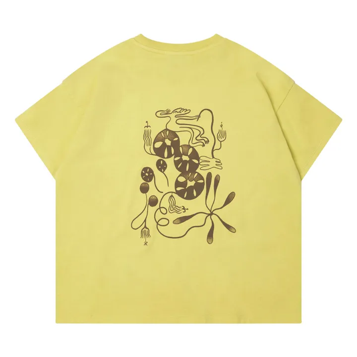 T-shirt Grand Logo | Jaune- Image produit n°3