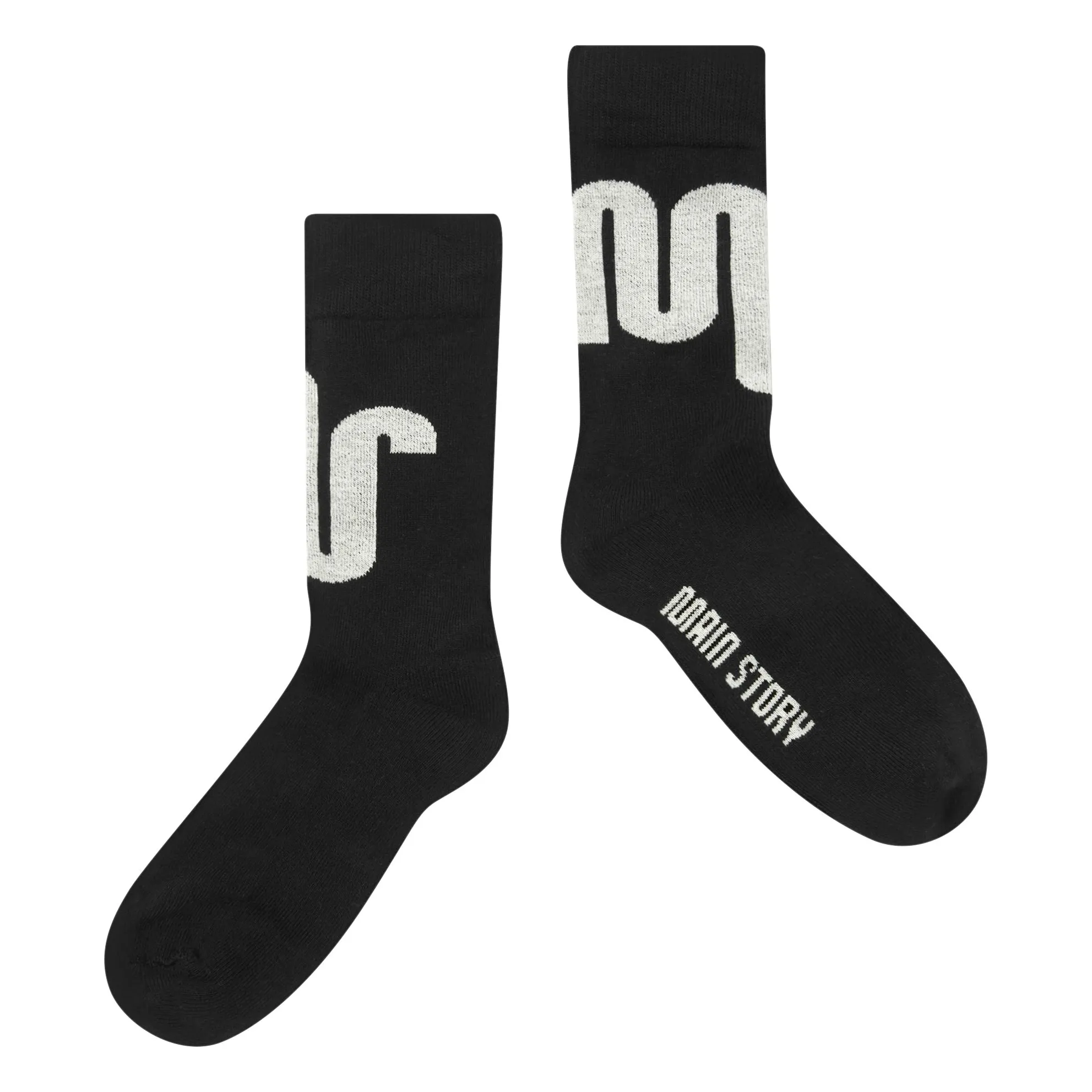 Main Story Black Logo Socks