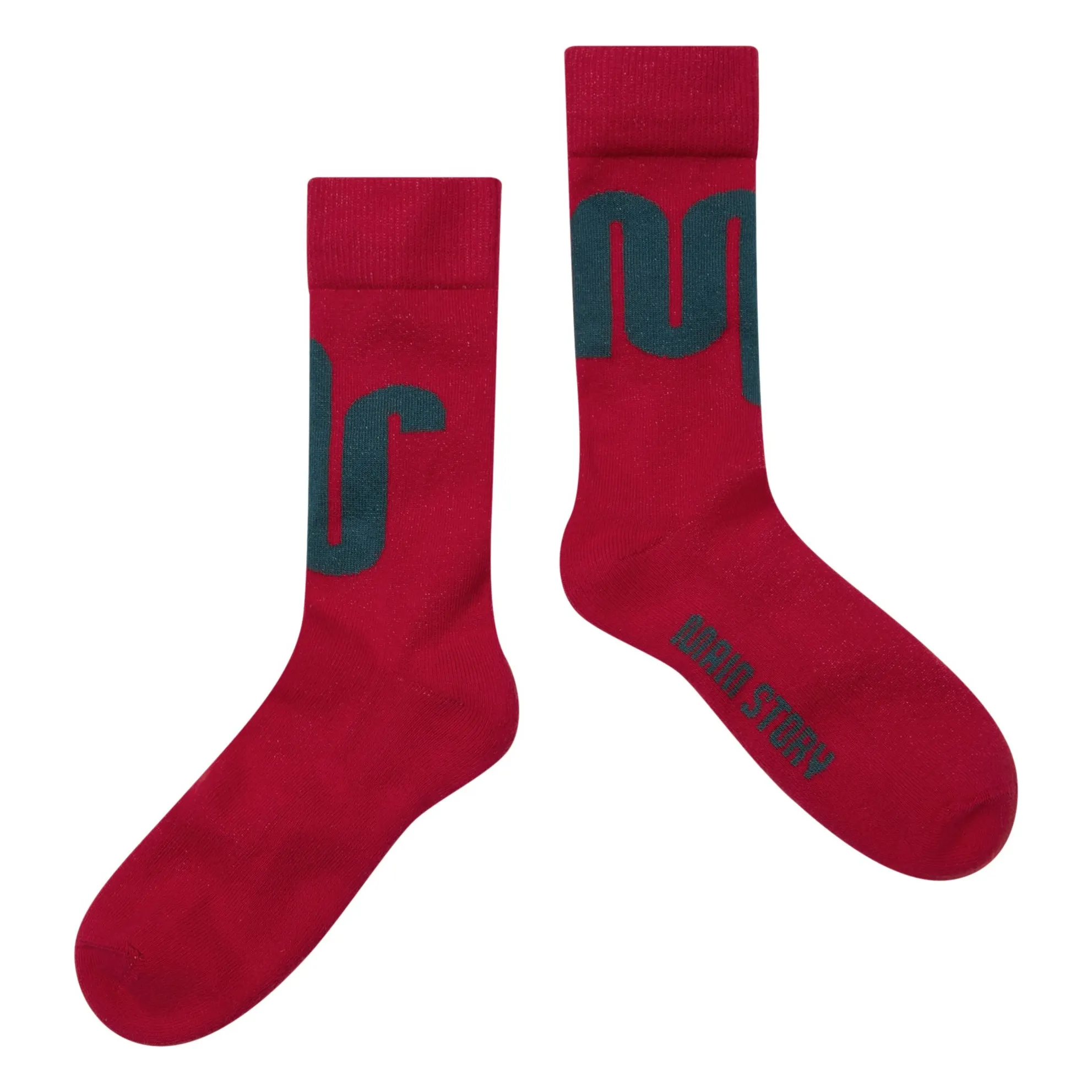 Main Story Red Logo Socks