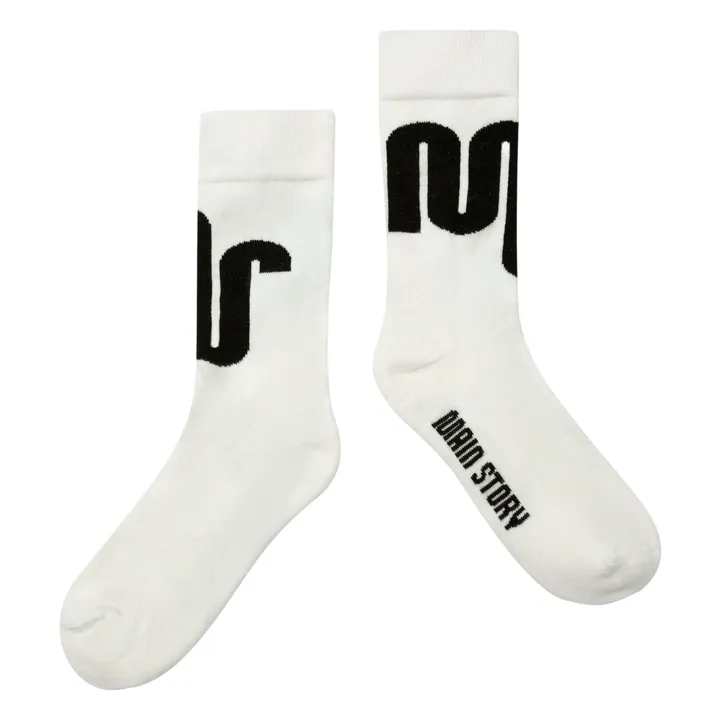 Calcetines con logotipo | Blanco- Imagen del producto n°0