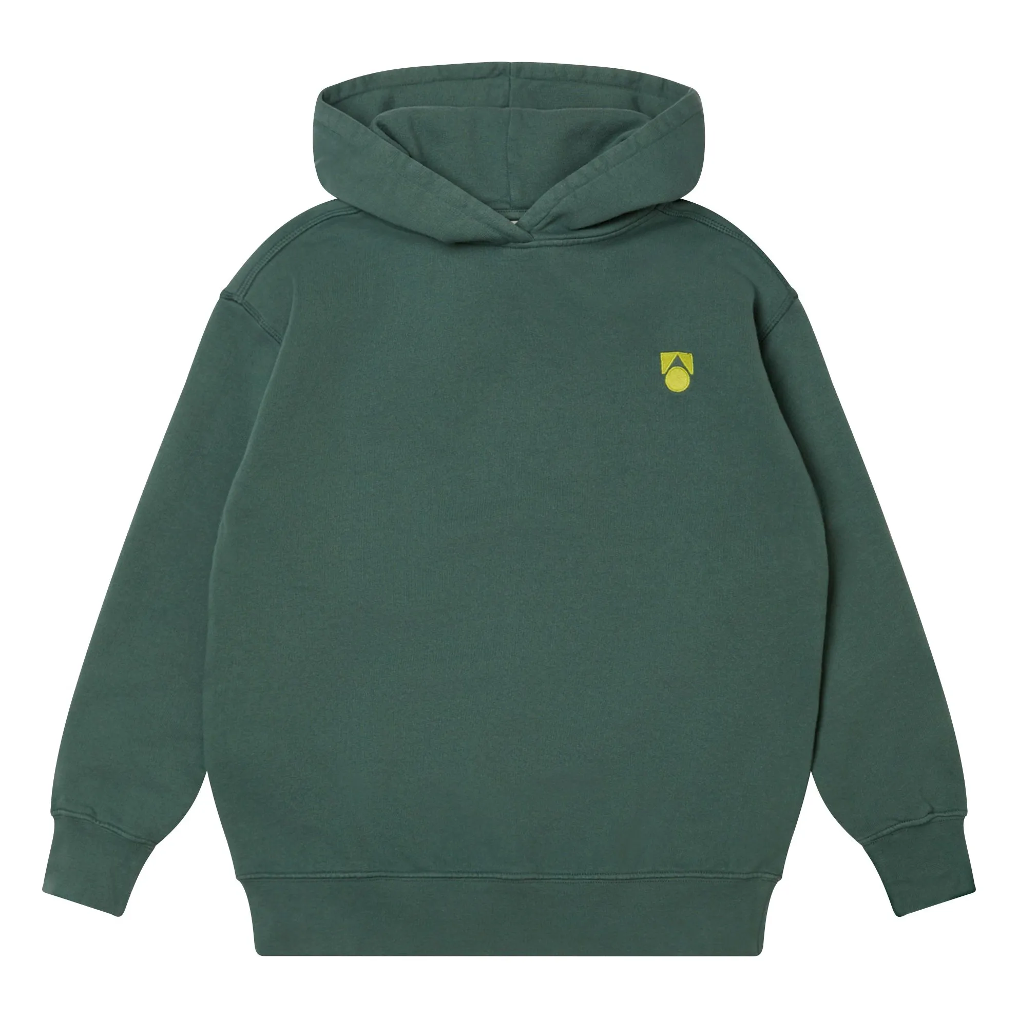 Main Story Dark Green Logo Hoodie
