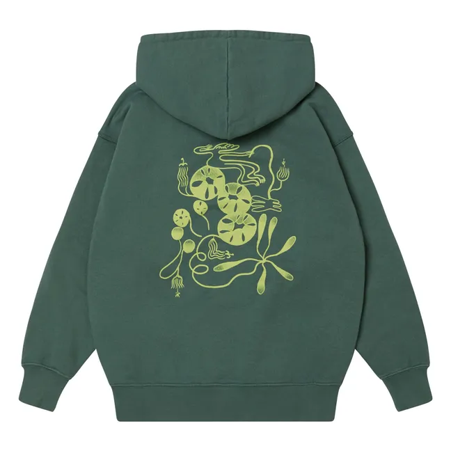 Logo Kapuzen-Sweatshirt | Dunkelgrün