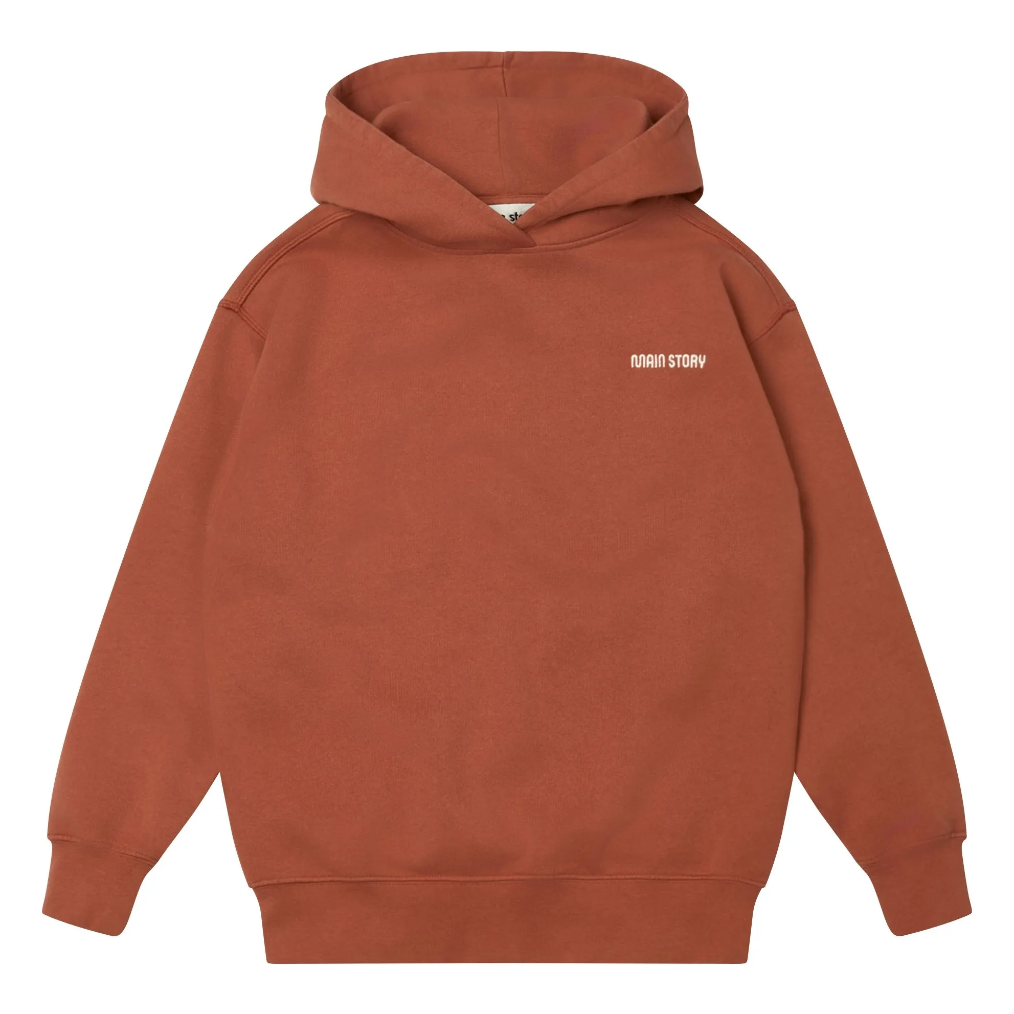 Main Story Red Logo Hoodie