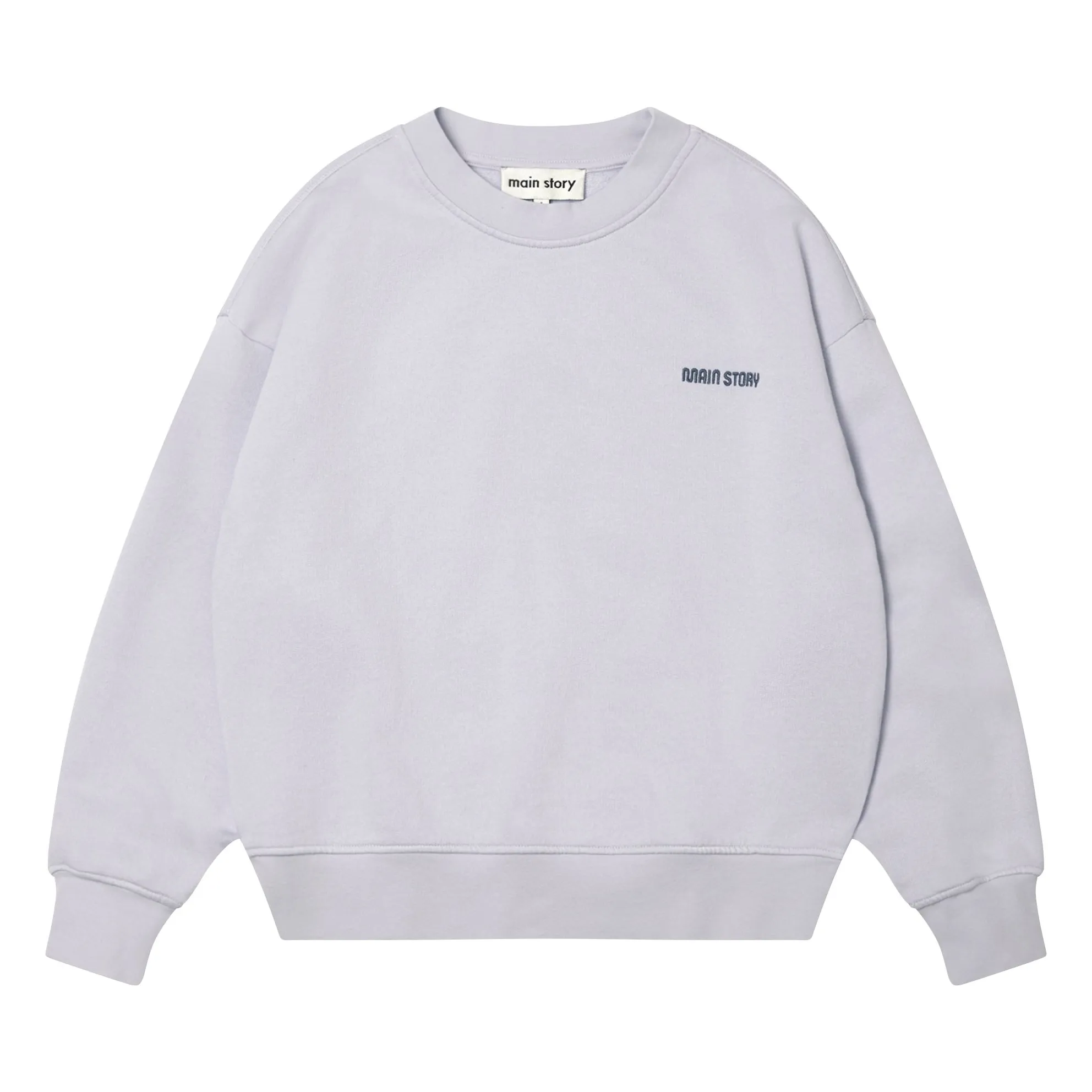 Main Story Light Grey Bubble Sweat