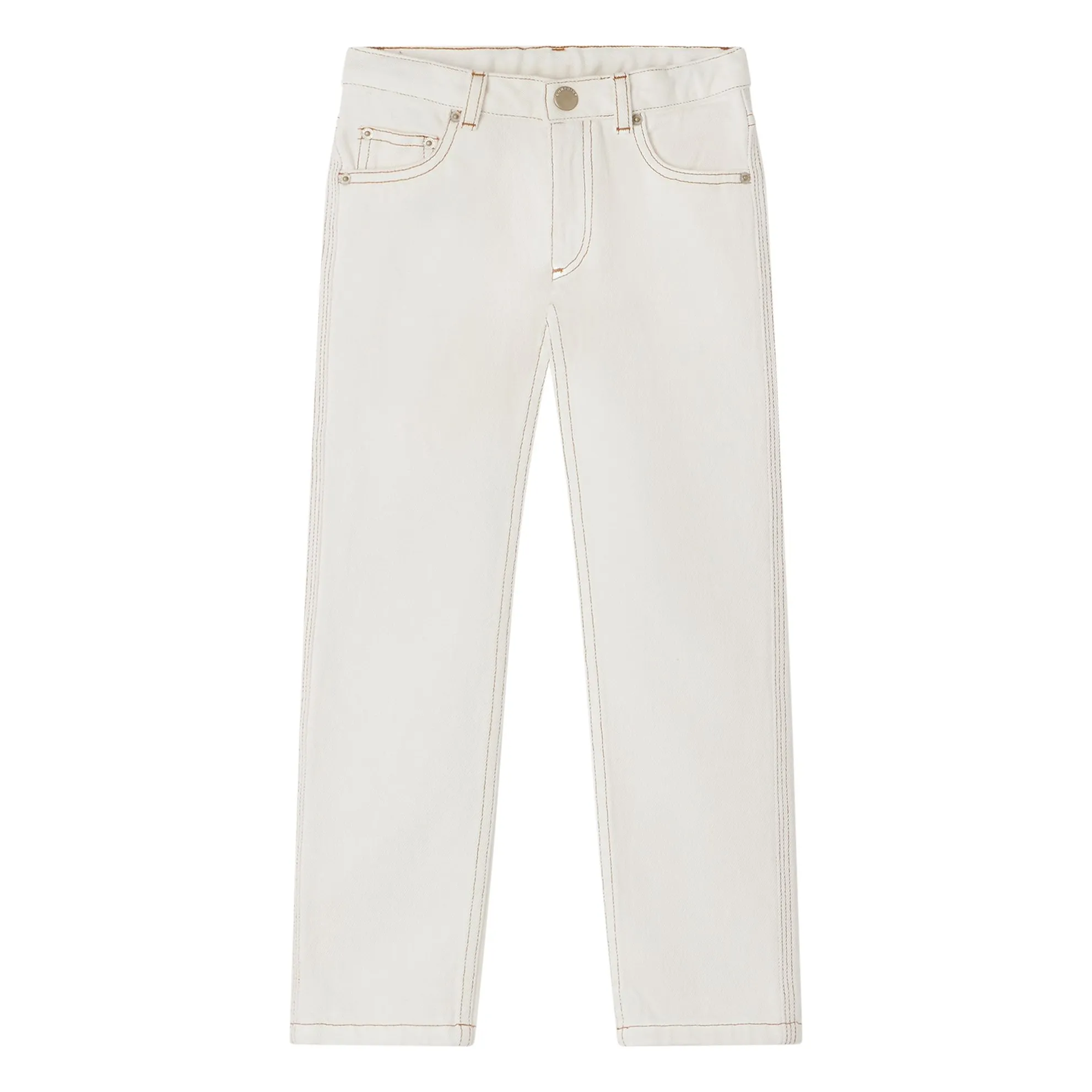 Bonpoint Boys Ecru Dewey Denim Pants