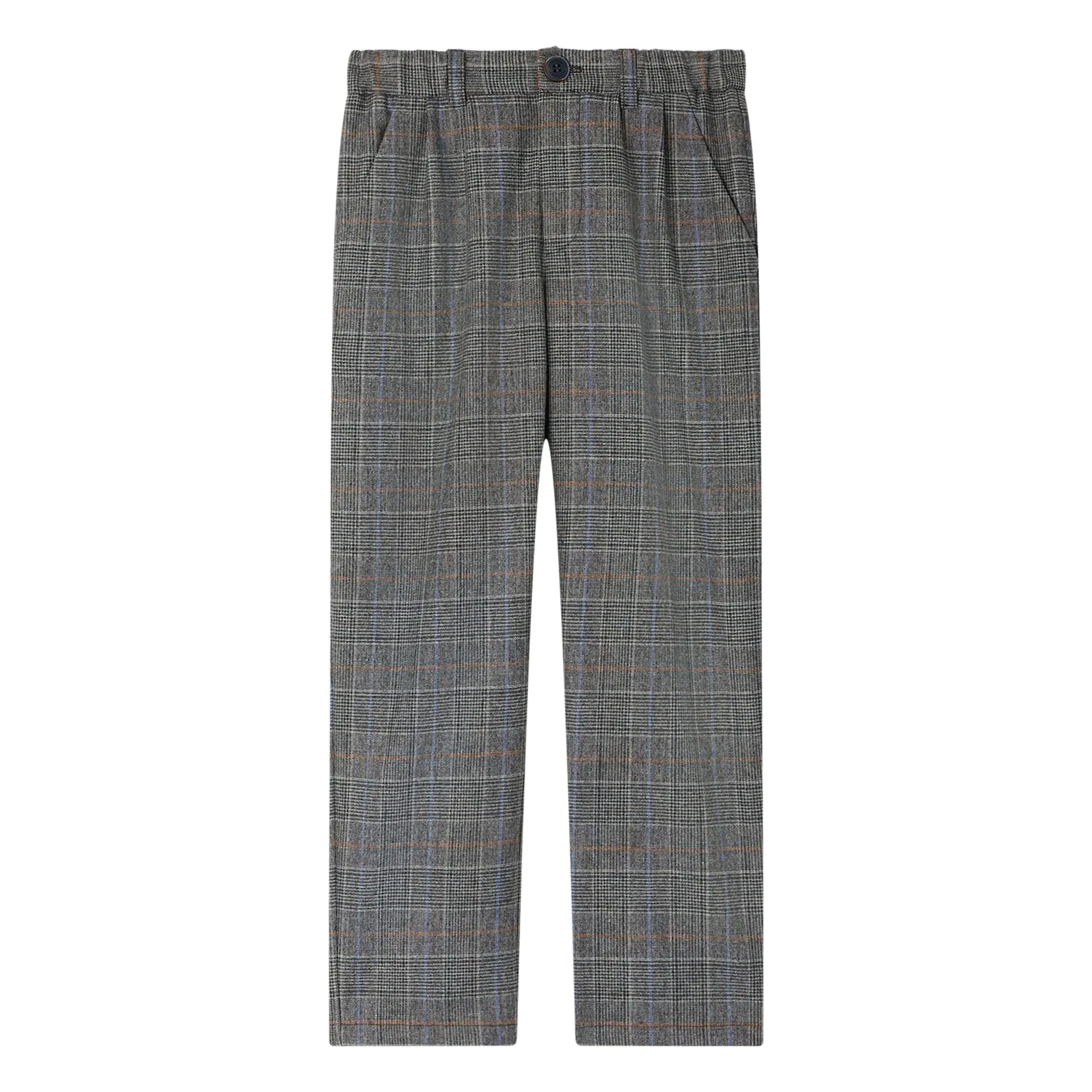 Bonpoint Boys Grey Stephen Glen Plaid Pants