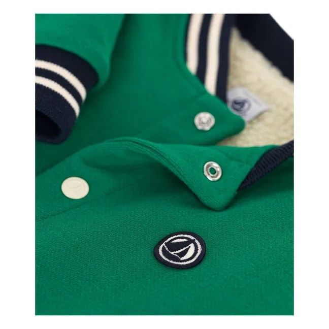 Bomber con forro de sherpa | Verde