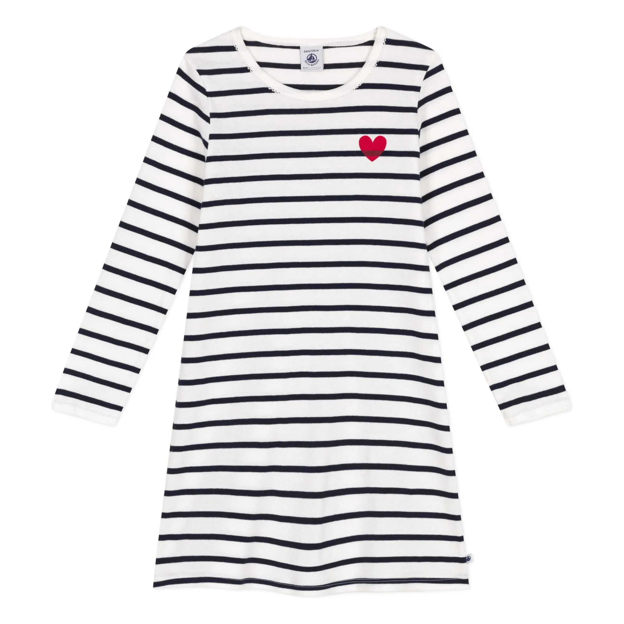 Petit Bateau Navy Blue Striped Nightdress