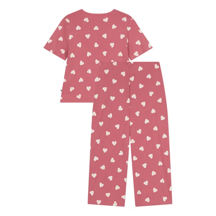 Ensemble Pyjama Cœurs - Collection Femme  | Rose- Image produit n°2