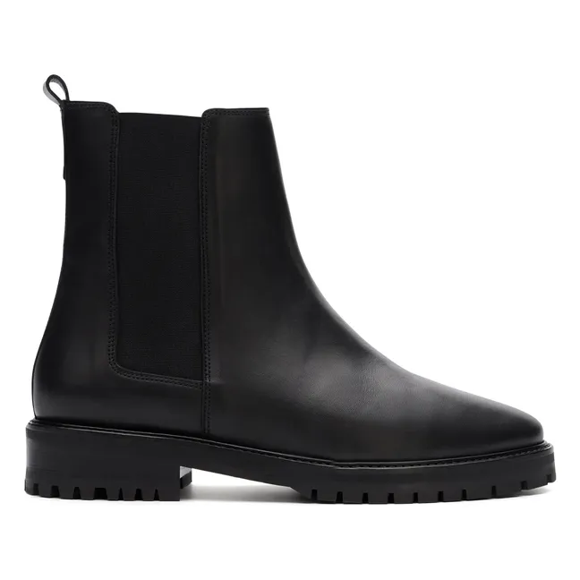 Bottines n°501 Cuir | Noir