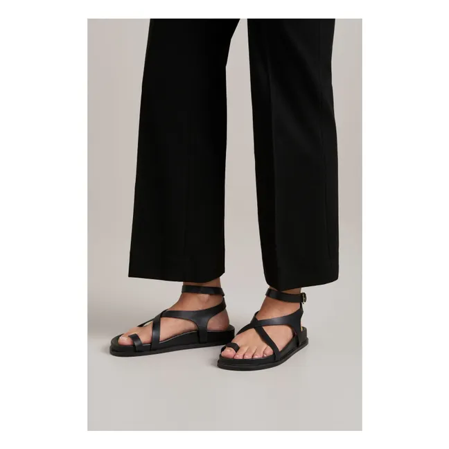 Jalen Slim Sandalen | Schwarz