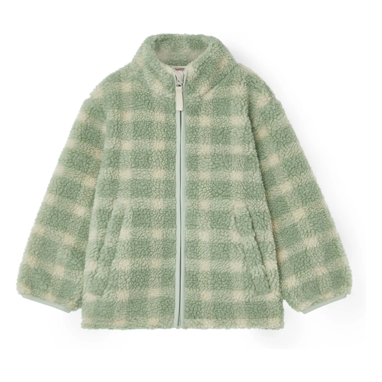 Garbo&Friends Green Teddy Plaid Jacket