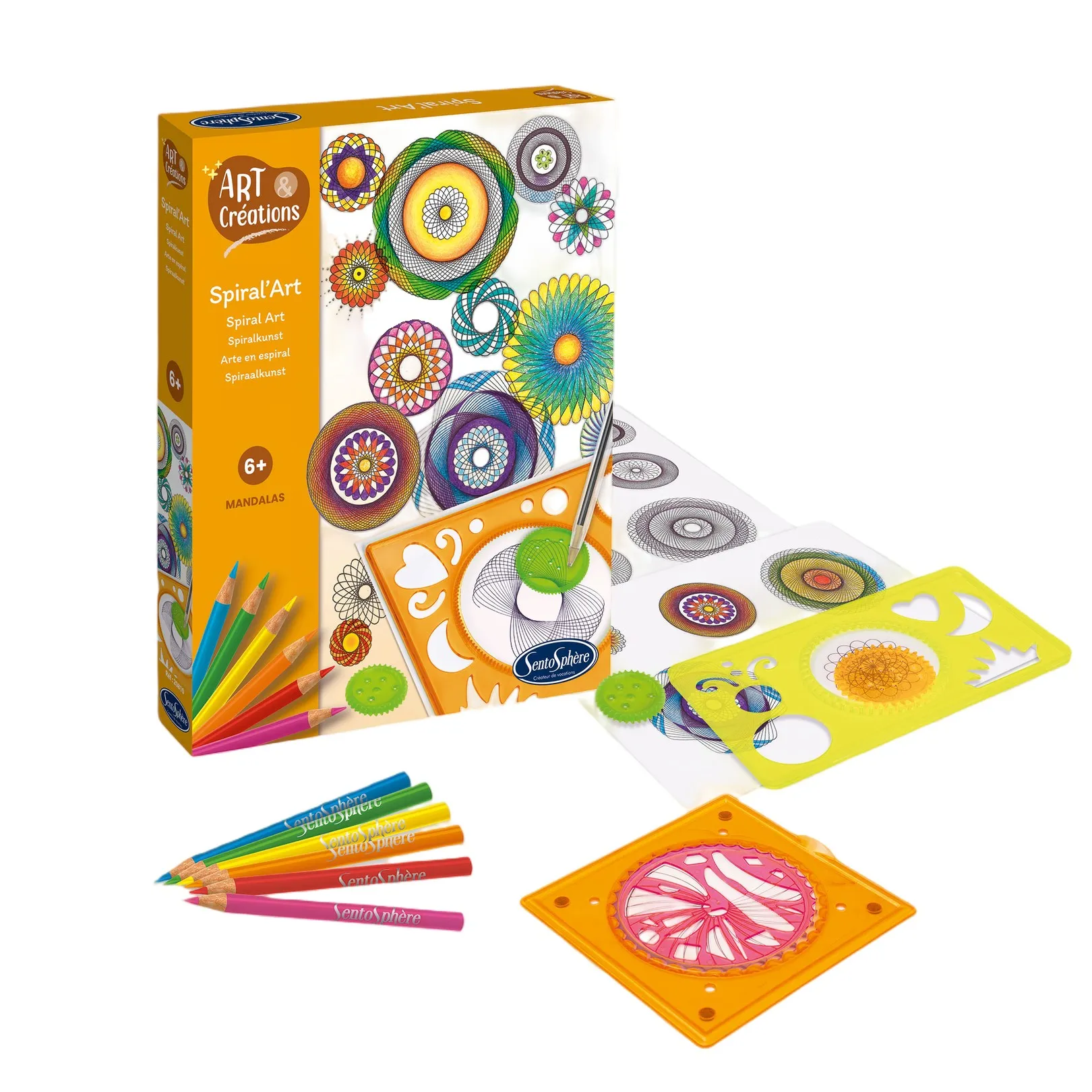 Sentosphère Multicoloured Spiral'art Creative Kit