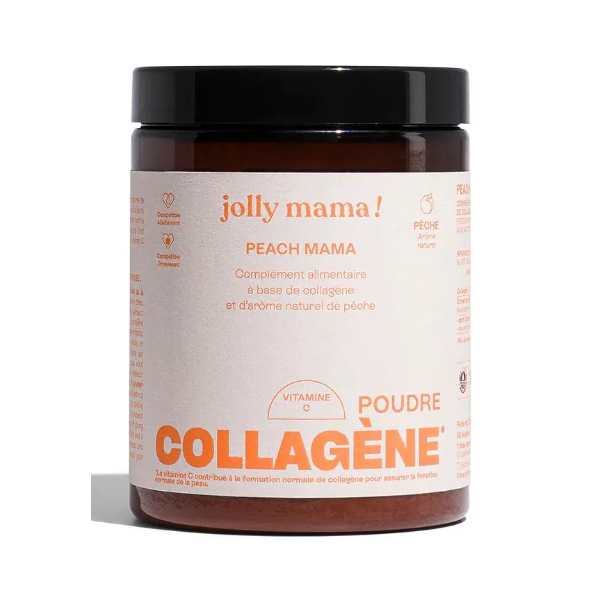 Poudre collagène marin goût pêche - 126g- Image produit n°0