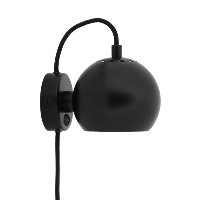 "Ball" Wall Sconce, Benny Frandsen | Matt black