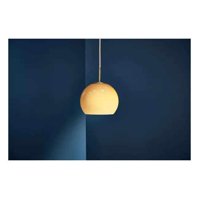 "Ball" Glass Pendant Light, Benny Frandsen | Amber