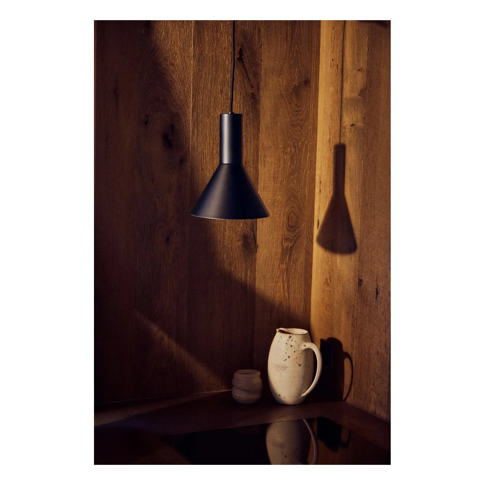 Suspension Lyss, Toni Rie | Noir mat- Image produit n°1