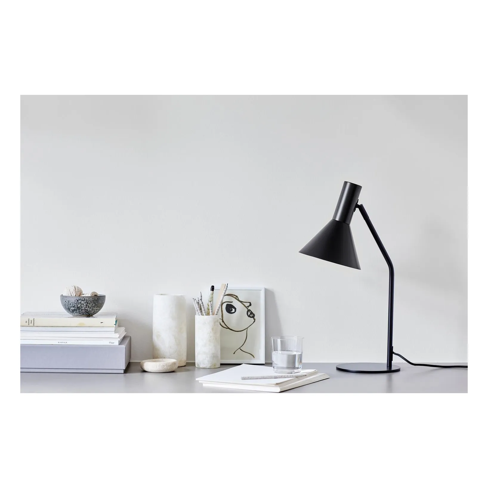 Lampe à poser Lyss, Toni Rie | Noir mat- Image produit n°5