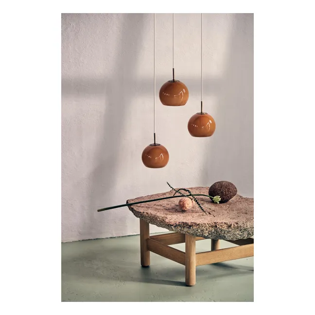 "Ball" Glass Pendant Light, Benny Frandsen | Amber