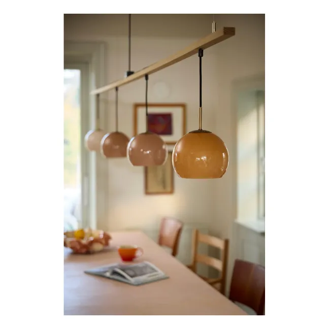 "Ball" Glass Pendant Light, Benny Frandsen | Amber