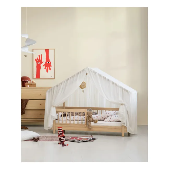 Ciel de lit cabane Wood Mini+ | Blanc