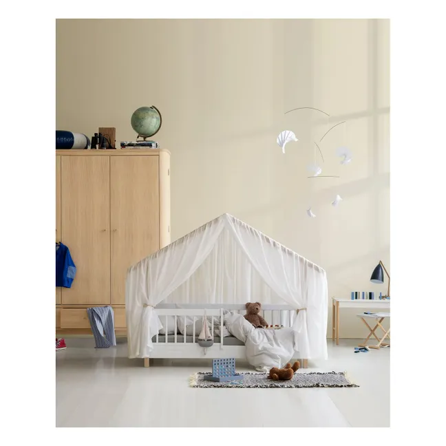 Ciel de lit cabane Wood Mini+ | Blanc