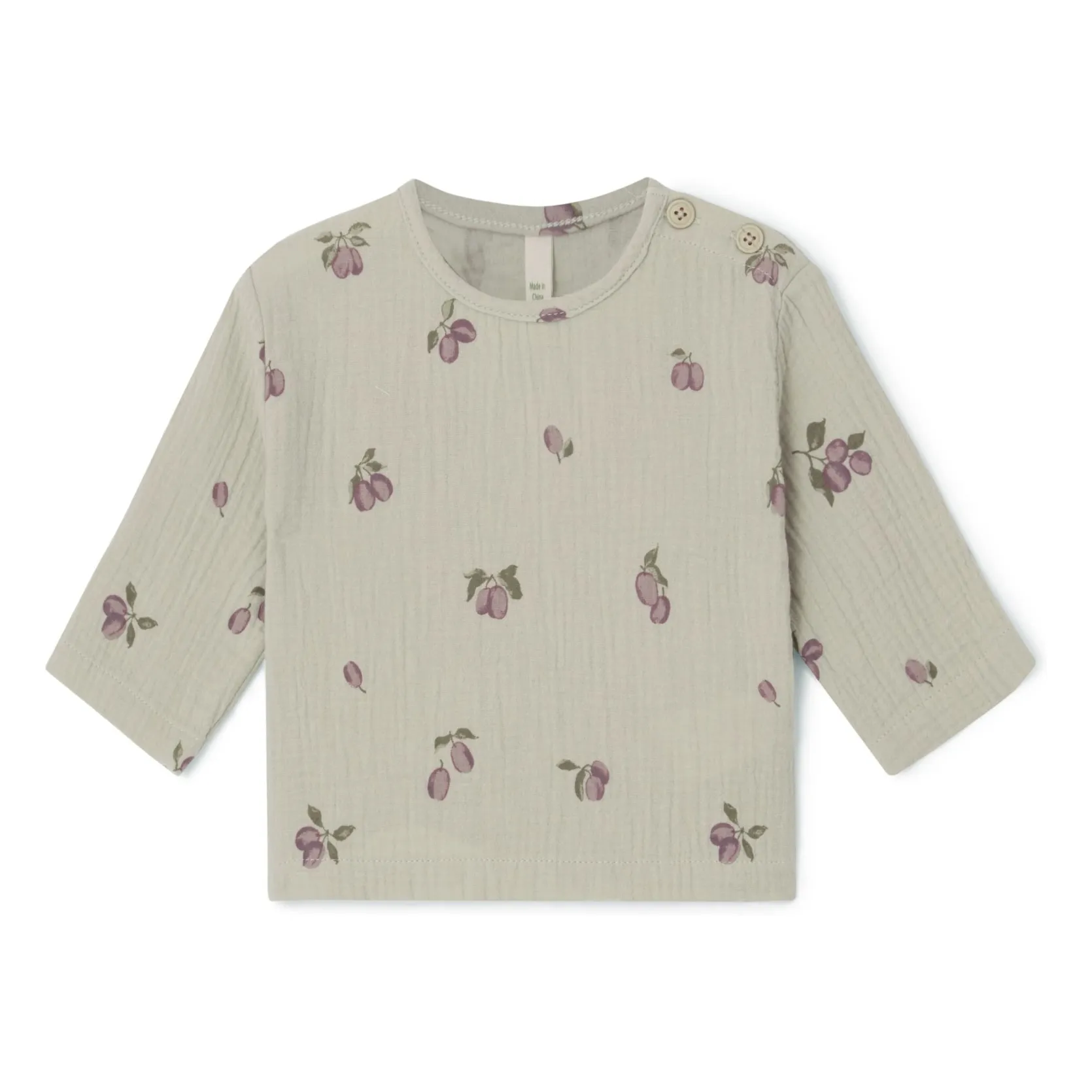 Garbo&Friends Green Plum Chiffon T-Shirt