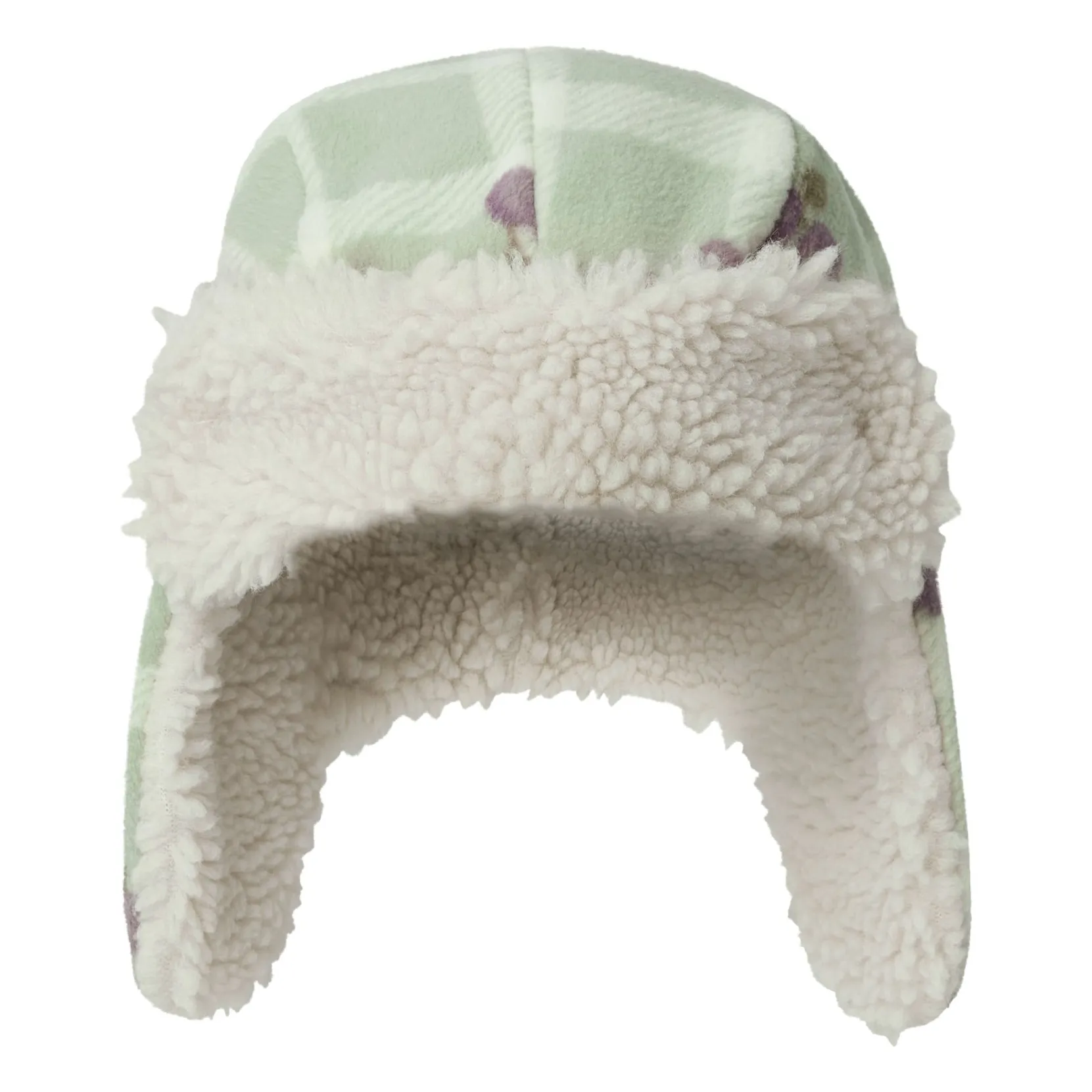 Garbo&Friends Green Plum Checked Chapka