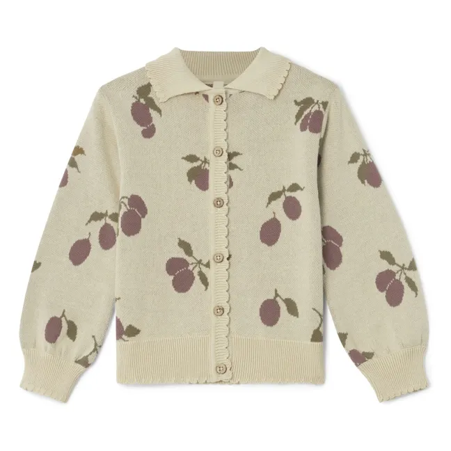 Emile et Ida Flower Cardigan, Cloud