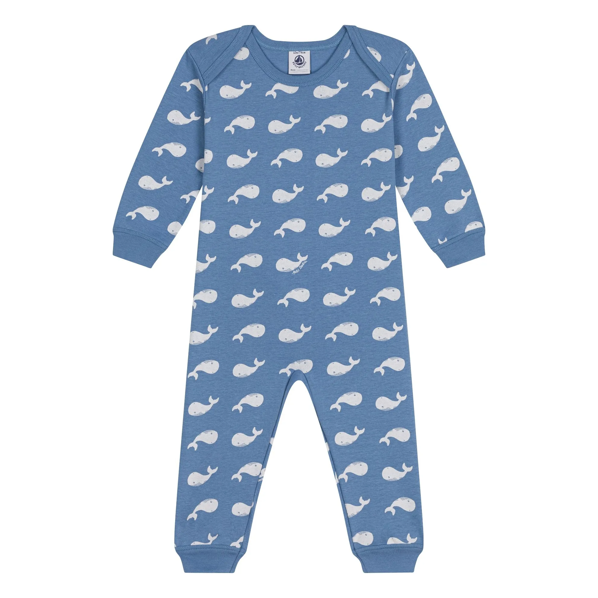 Pyjama Dors Bien Baleines | Bleu- Image produit n°1