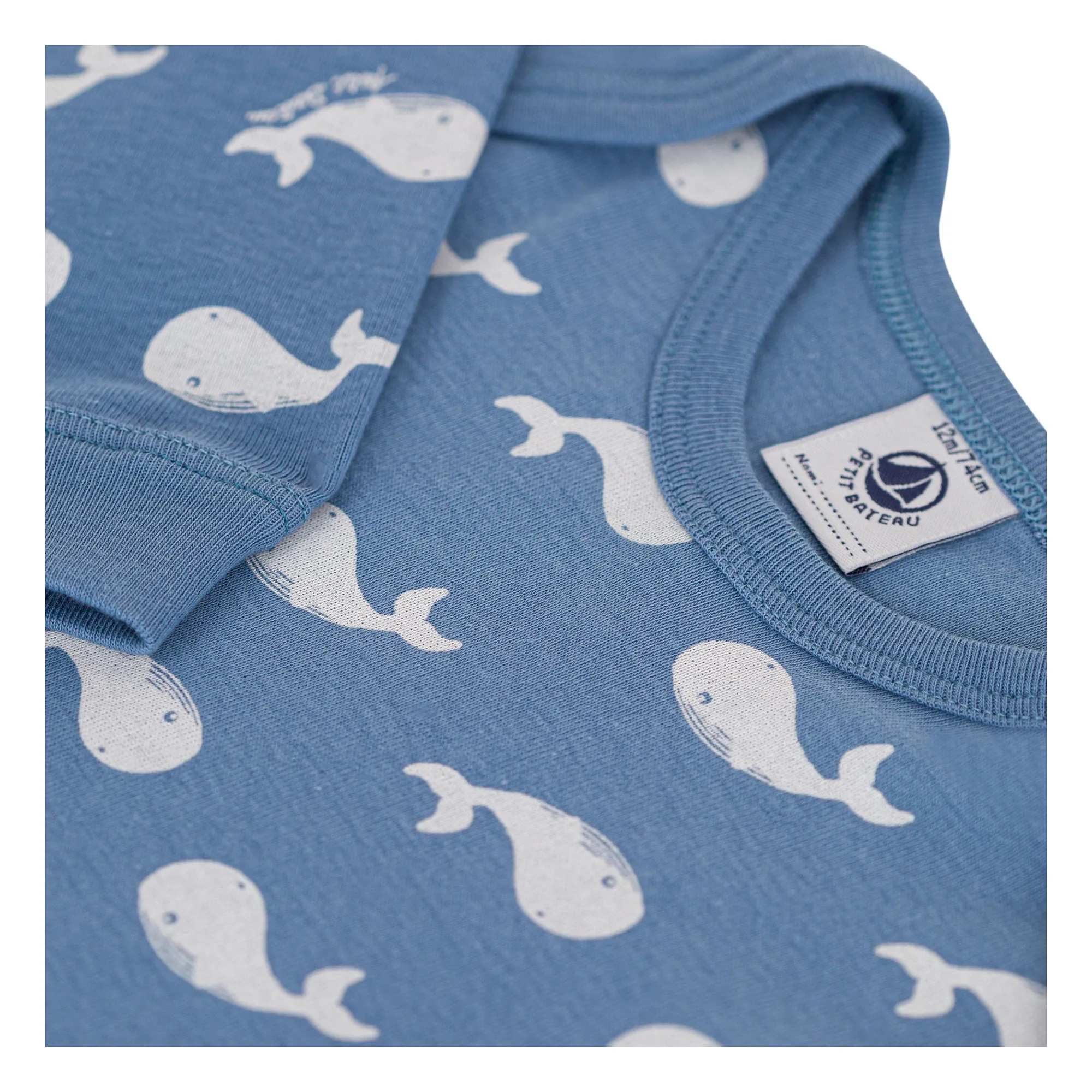 Pyjama Dors Bien Baleines | Bleu- Image produit n°3