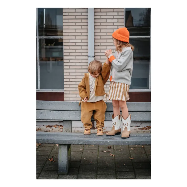 Pantaloni a coste Frits | Bronzo