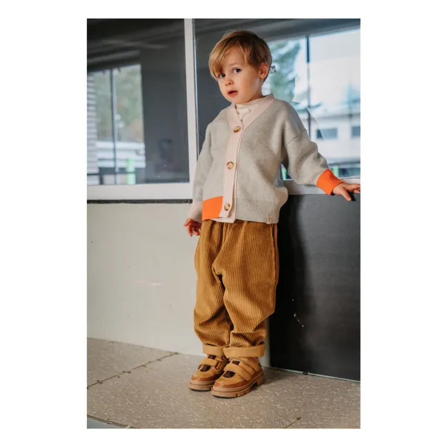 Pantaloni a coste Frits | Bronzo