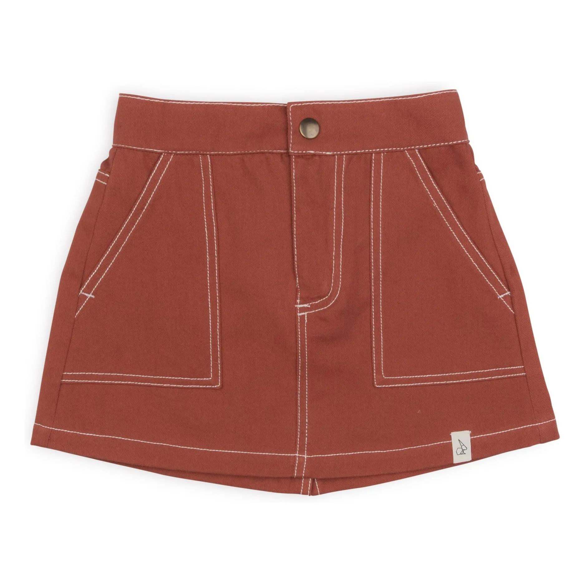 Bonnie & The Gang Rust Cassie Twill Skirt