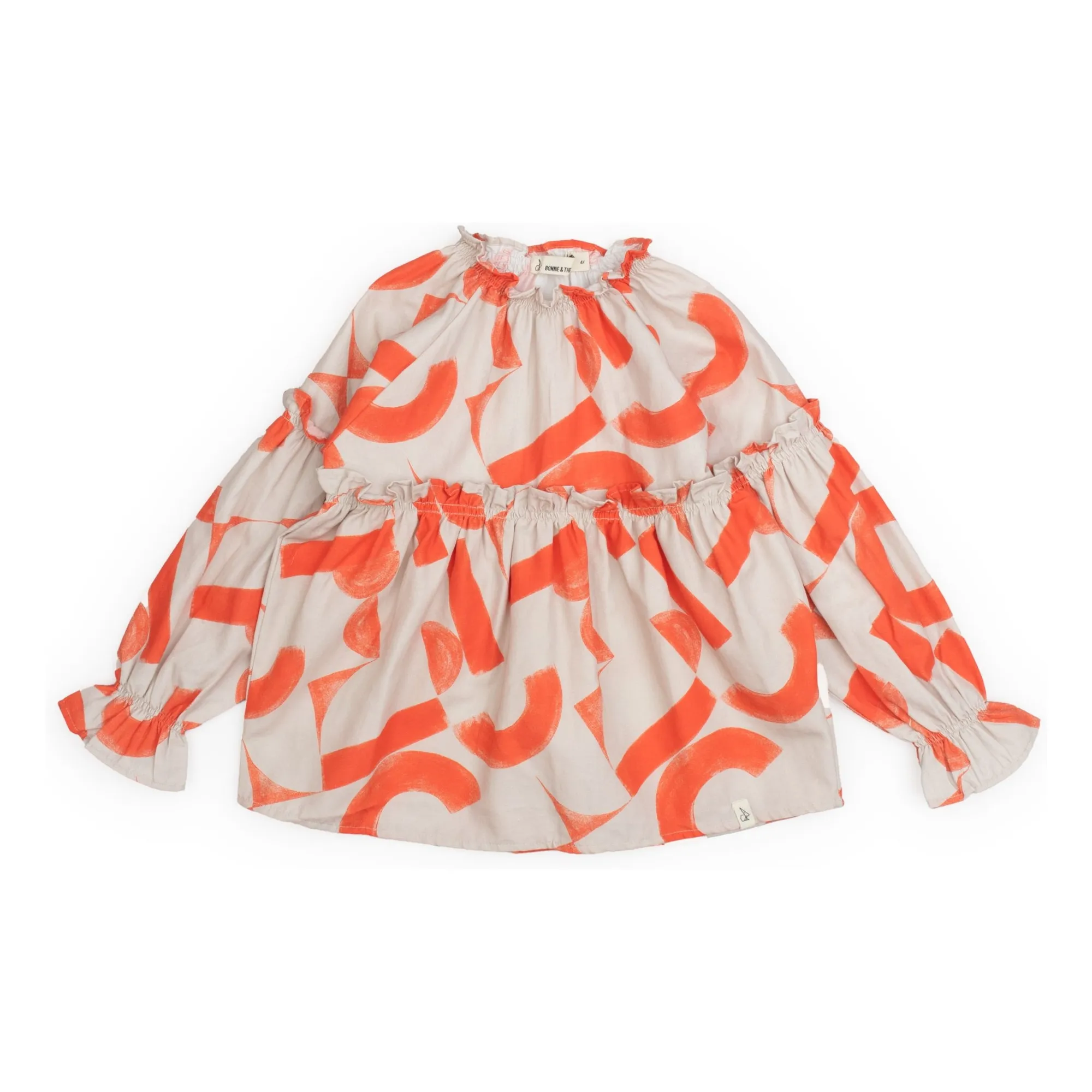 Bonnie & The Gang Orange Blouse Ami Formes