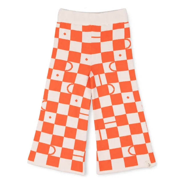 Rudy-Hose mit Karos | Orange