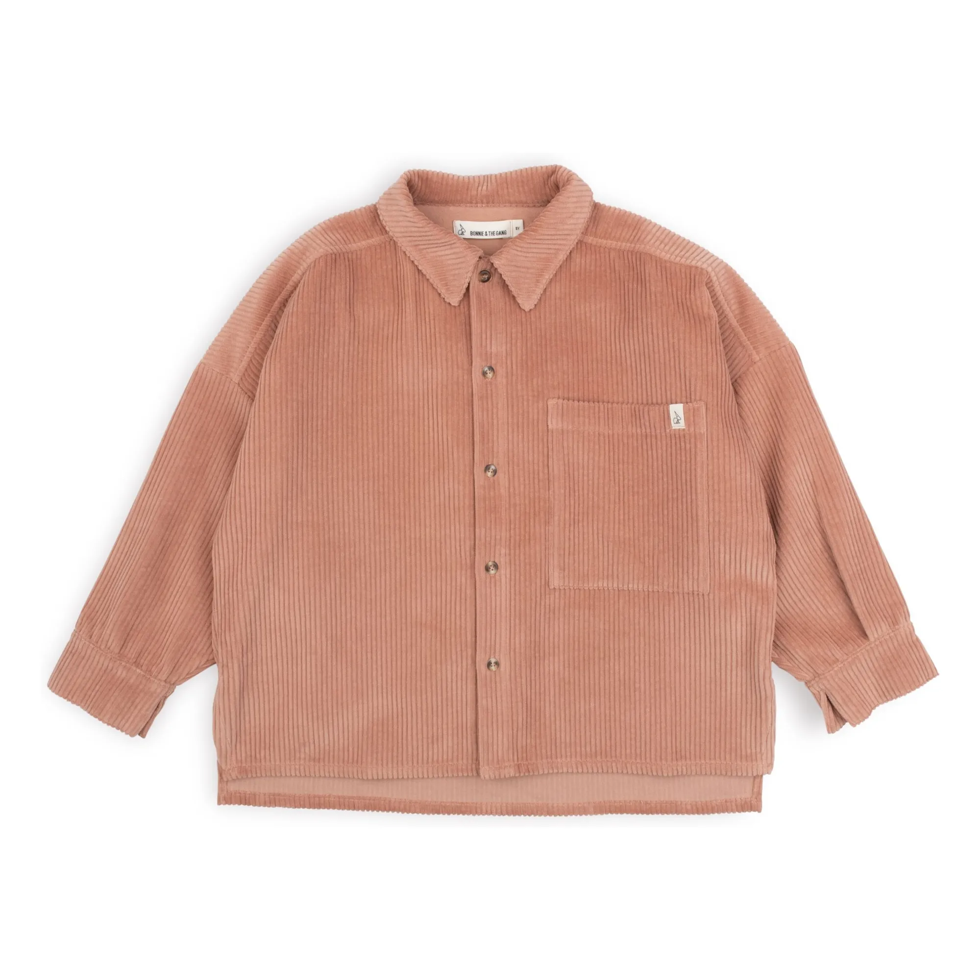 Bonnie & The Gang Peach Pele Corduroy Shirt