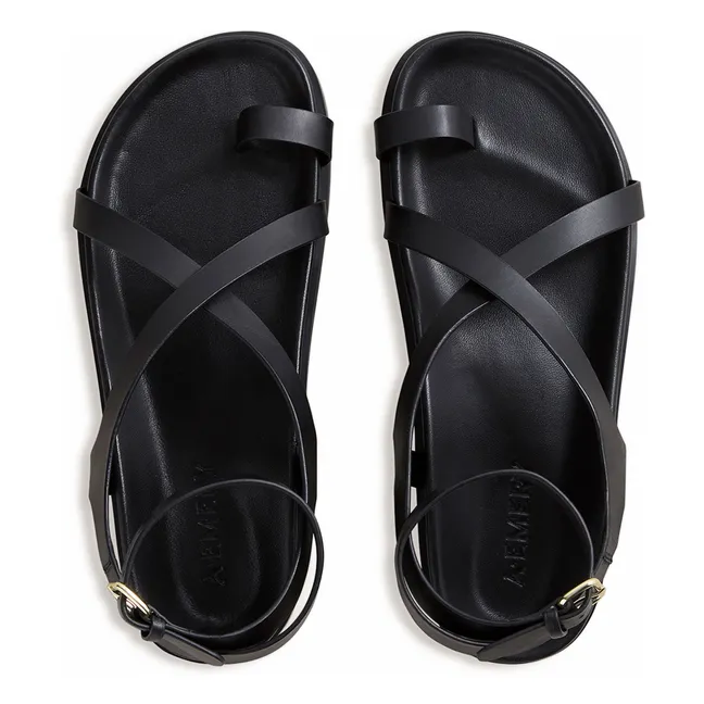 Jalen Slim Sandals | Black
