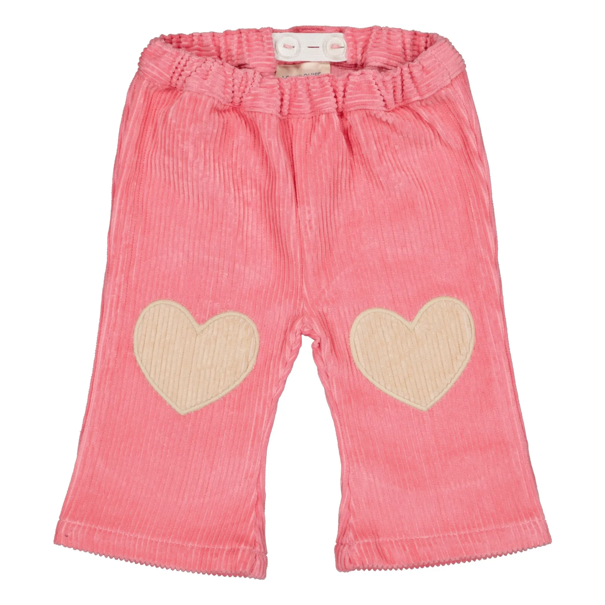 Louis Louise Pink Holly Corduroy Baby Hearts Pants