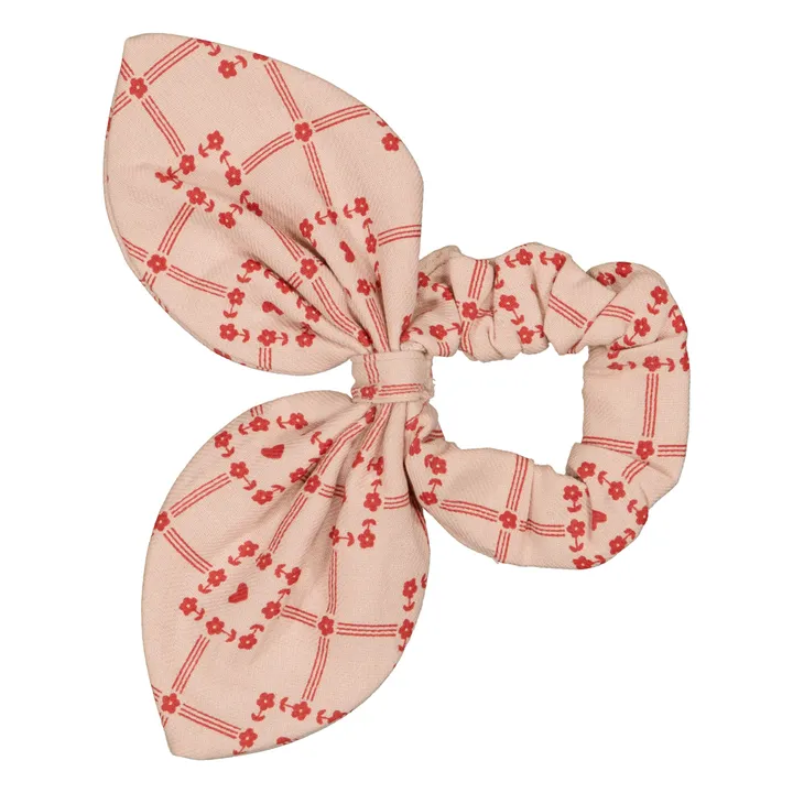 Chouchou Libellule Carreaux Cœurs | Rouge- Image produit n°0