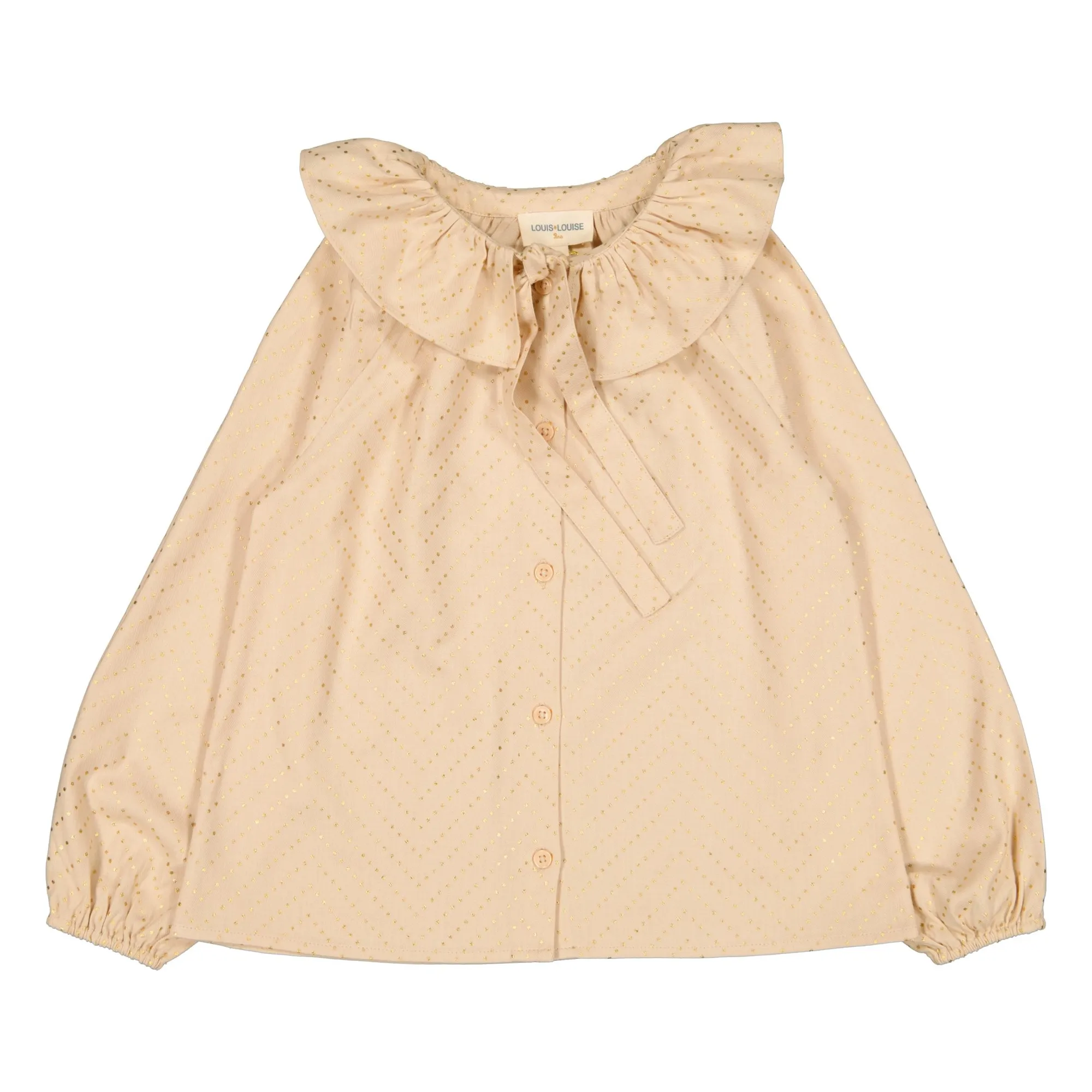 Louis Louise Sand Blouse Angele Pois Col Volants