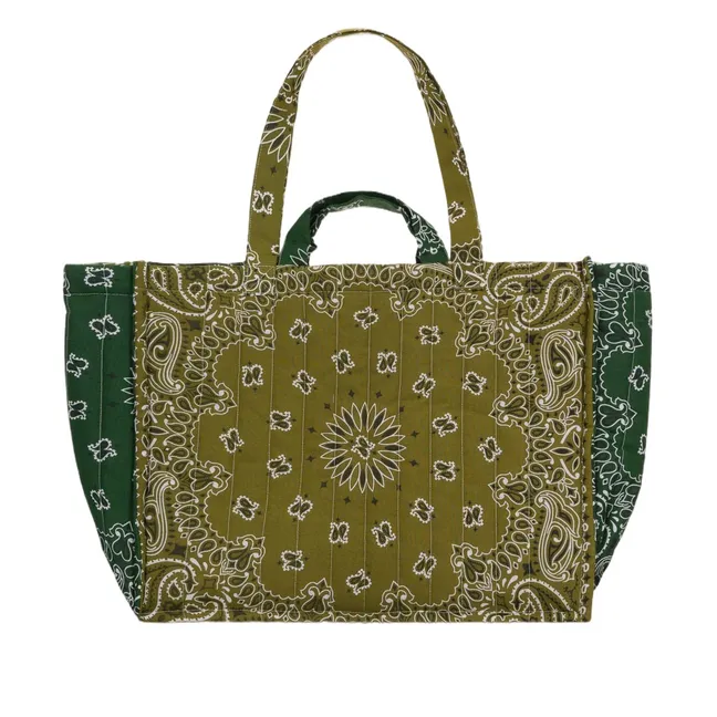 Maxi Cabas Trèfle Coton | Vert